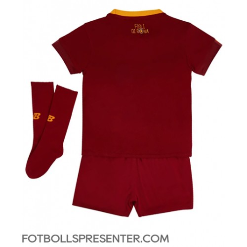 AS Roma Hemmatröja Barn 2022-23 Kortärmad (+ korta byxor)